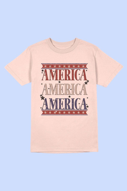 AMERICANA PATRIOTIC GRAPHIC TEE