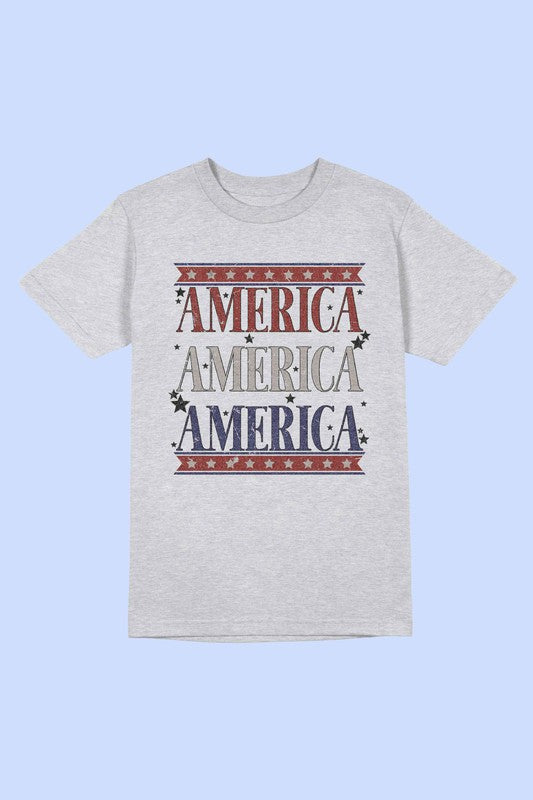 AMERICANA PATRIOTIC TEE PLUS SIZE