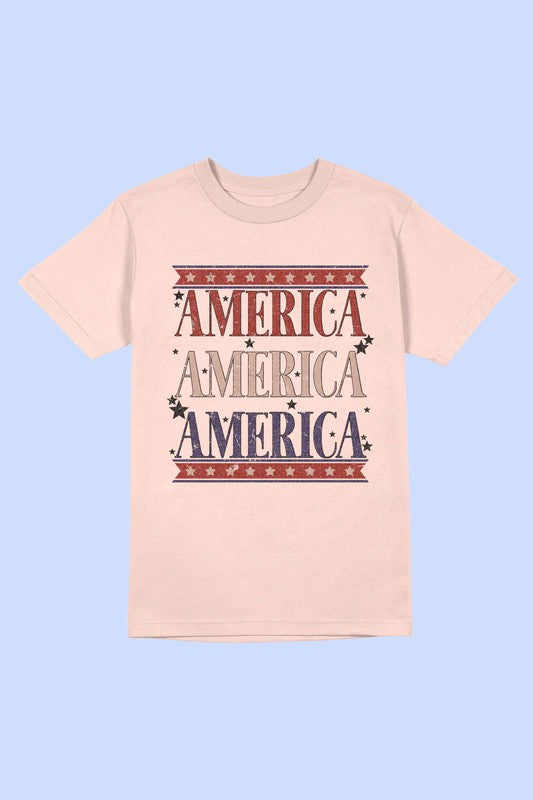 AMERICANA PATRIOTIC TEE PLUS SIZE