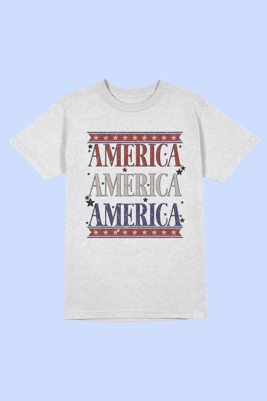 AMERICANA PATRIOTIC TEE PLUS SIZE