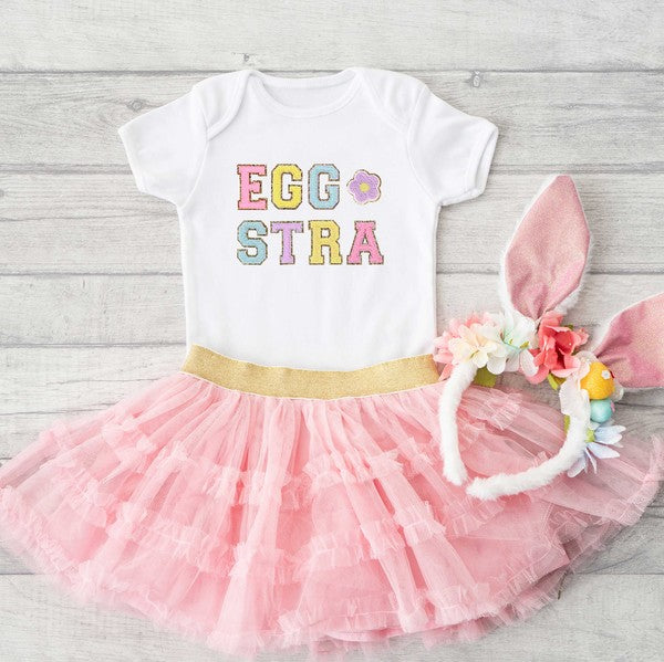 Eggstra Flower Baby Onesie