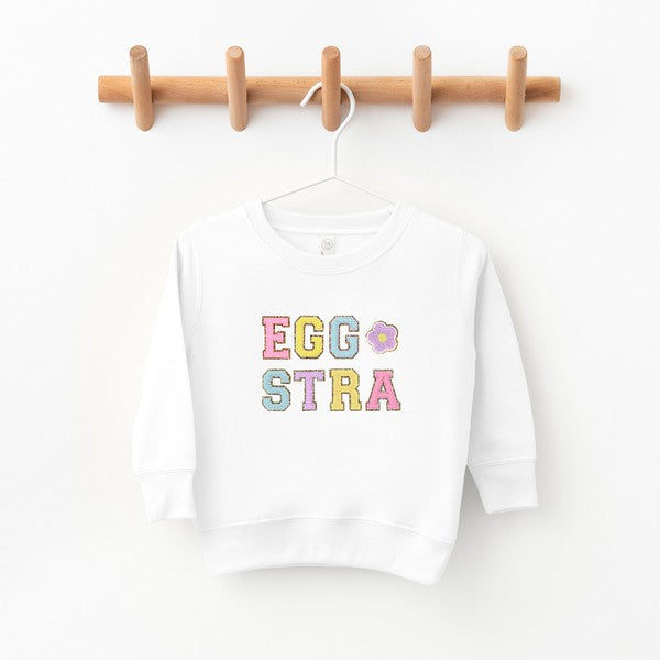 Eggstra Flower Toddler Sweatshirt