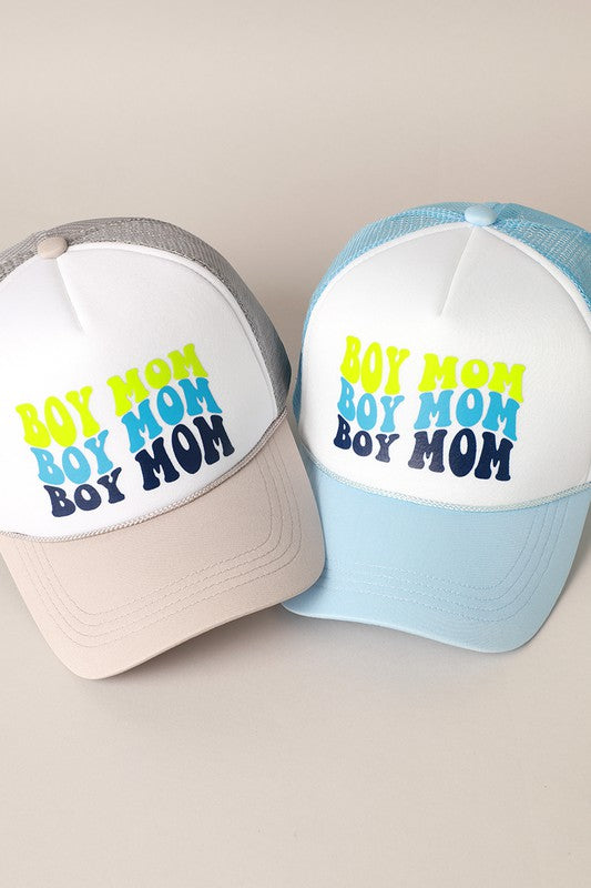 BOY MOM Foam Trucker Hat