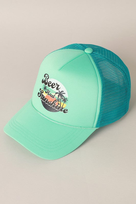 Summer Vibe Foam Trucker Cap