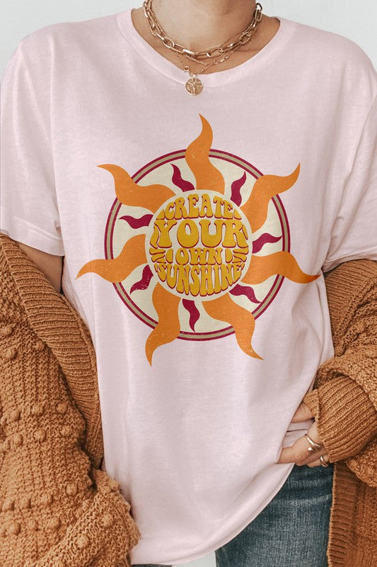 Create Your Own Sunshine, Retro Graphic Tee