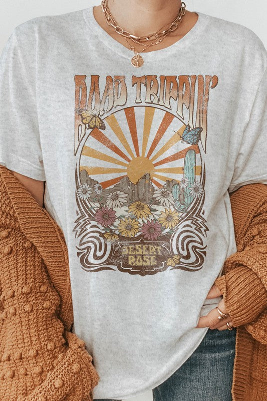 Road Trippin' Retro Vintage Graphic Tee