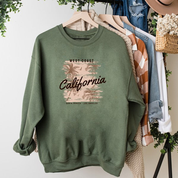 West Coast Santa Monica Graphic Sweatshirt