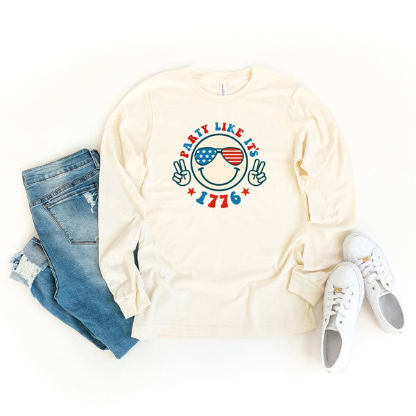 Party Like It's 1776 Long Sleeve Graphic Tee