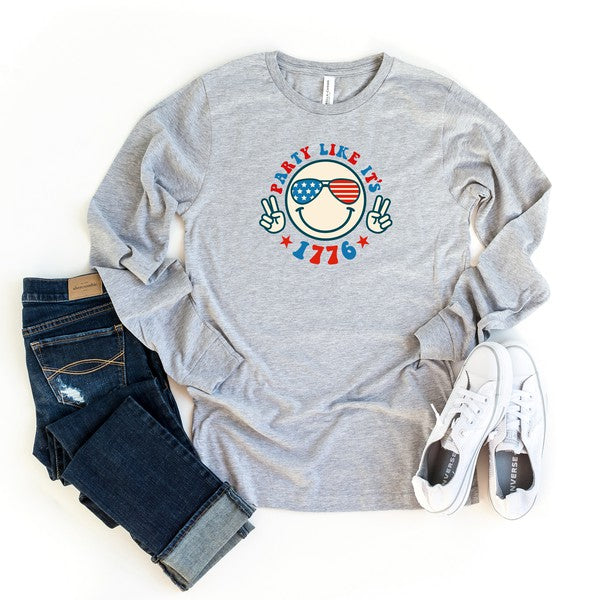 Party Like It's 1776 Long Sleeve Graphic Tee