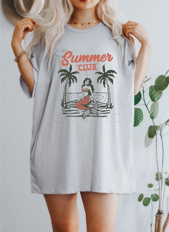 Summer Club with Mermaid Boutique Tee