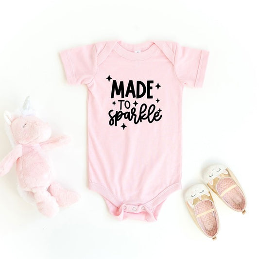 Made To Sparkle Baby Onesie