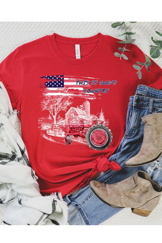 American Tractor Unisex Short Sleeve Tee