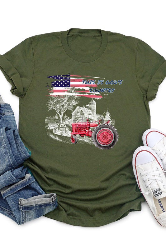 American Tractor Unisex Short Sleeve Tee