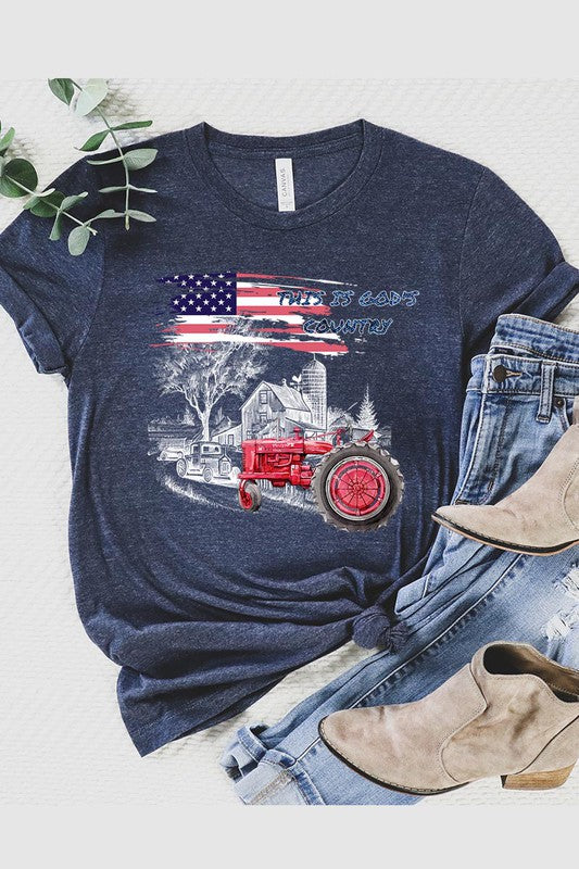 American Tractor Unisex Short Sleeve Tee