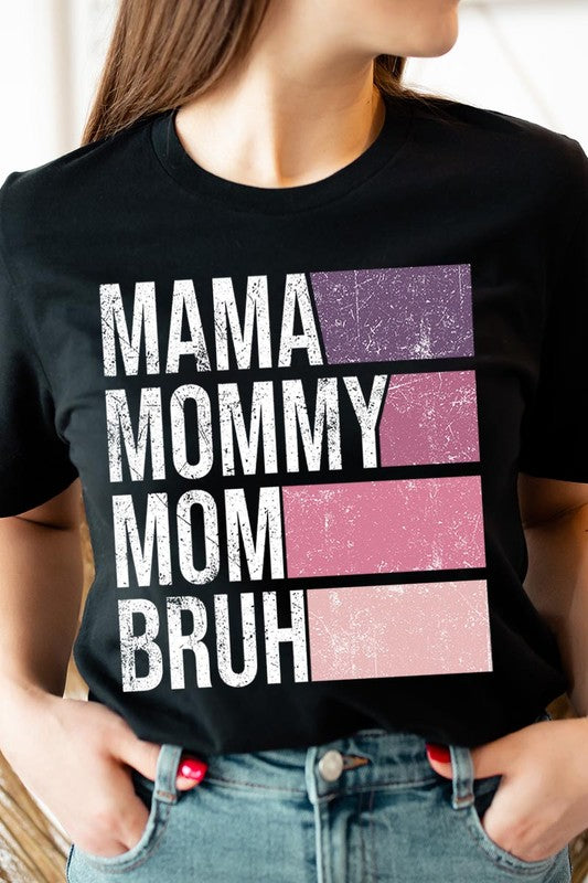 Mama Mommy Mom Bruh Unisex Short Sleeve Tee