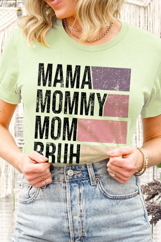 Mama Mommy Mom Bruh Unisex Short Sleeve Tee