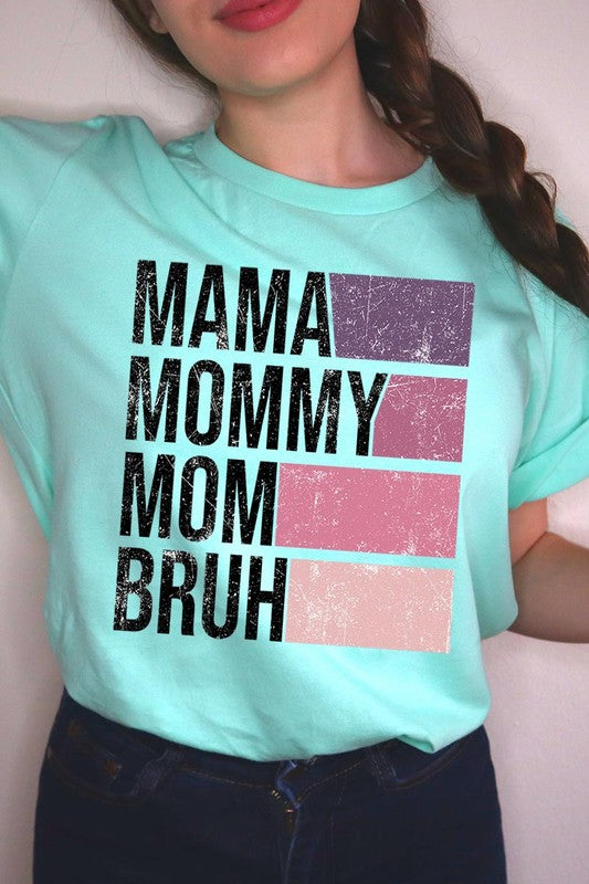 Mama Mommy Mom Bruh Unisex Short Sleeve Tee