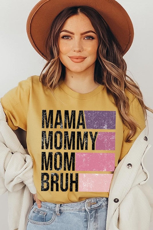 Mama Mommy Mom Bruh Unisex Short Sleeve Tee