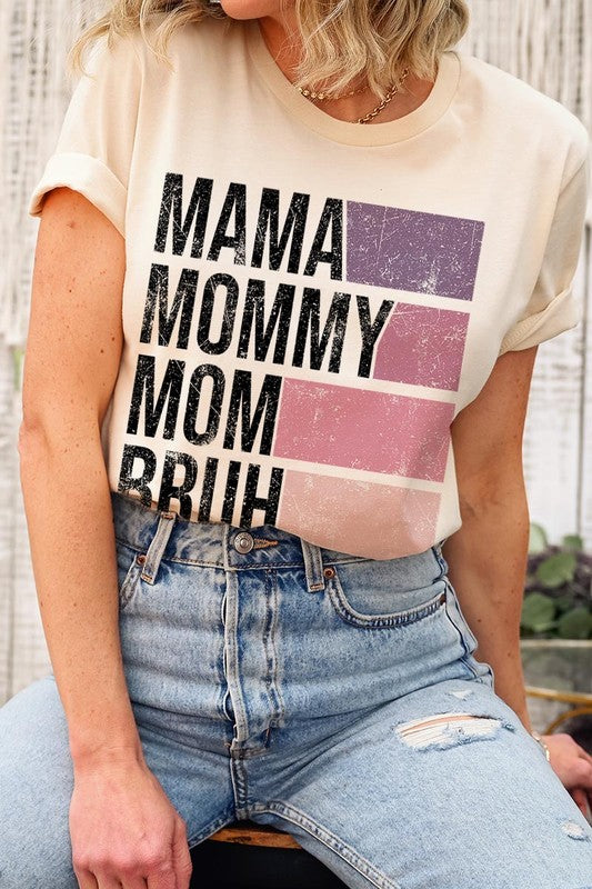 Mama Mommy Mom Bruh Unisex Short Sleeve Tee