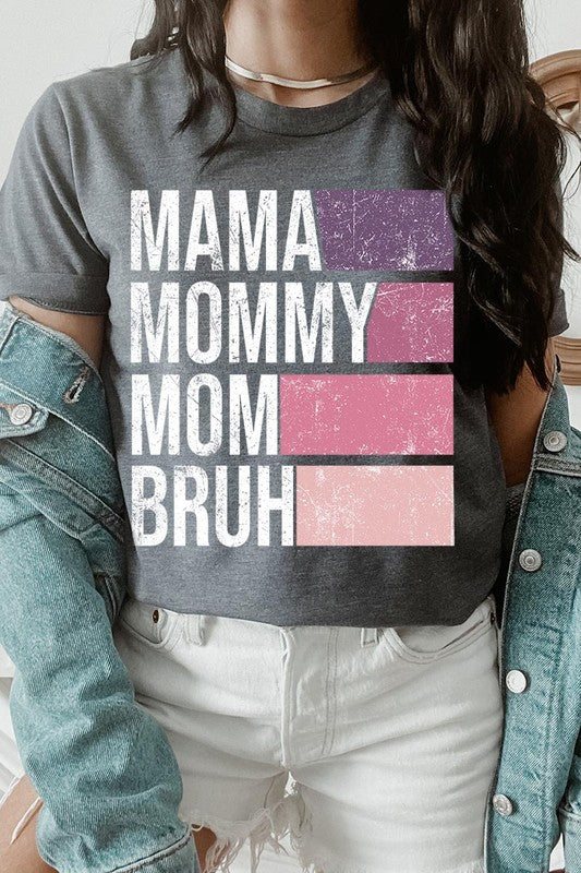 Mama Mommy Mom Bruh Unisex Short Sleeve Tee