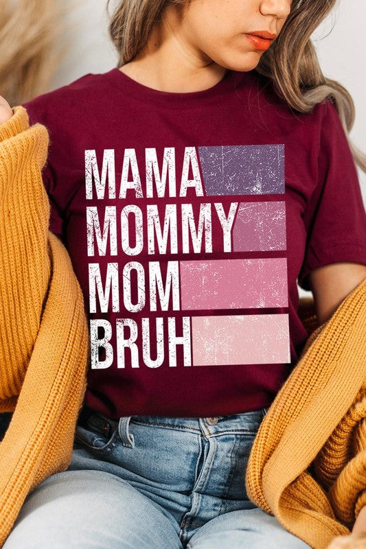 Mama Mommy Mom Bruh Unisex Short Sleeve Tee