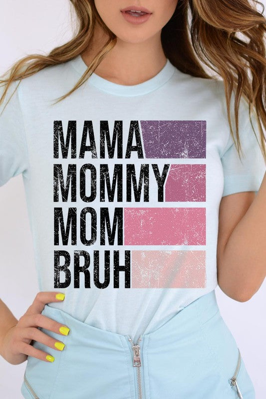 Mama Mommy Mom Bruh Unisex Short Sleeve Tee