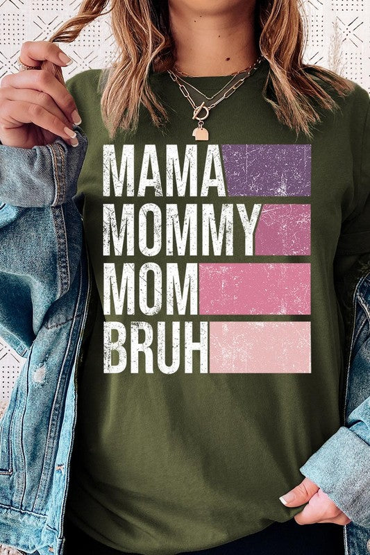 Mama Mommy Mom Bruh Unisex Short Sleeve Tee