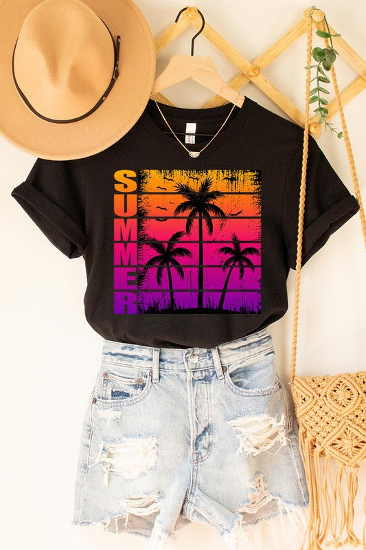 Summer Unisex Short Sleeve Tee