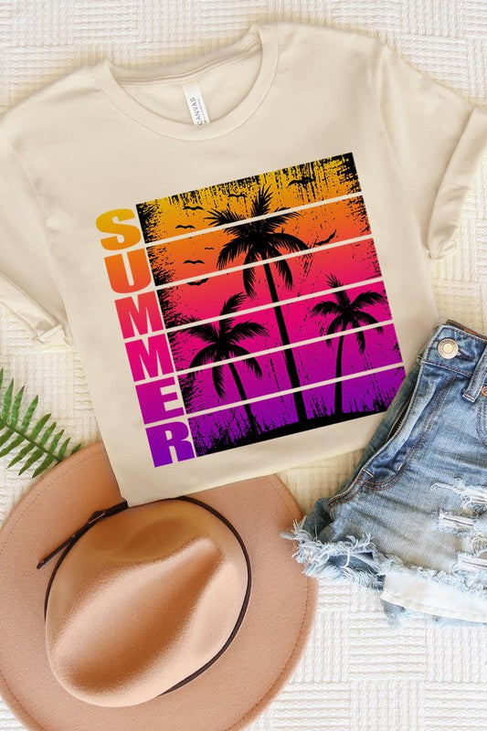 Summer Unisex Short Sleeve Tee