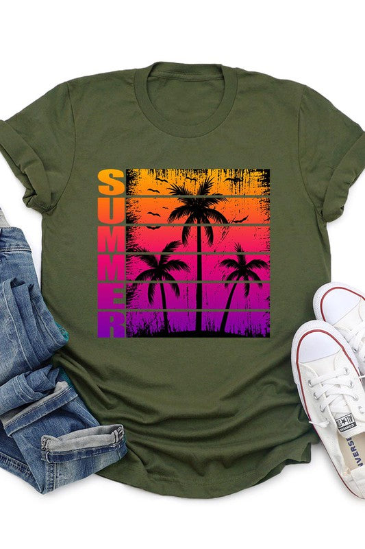 Summer Unisex Short Sleeve Tee