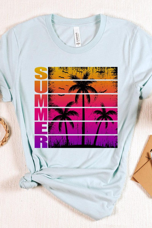 Summer Unisex Short Sleeve Tee