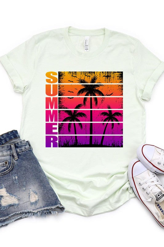 Summer Unisex Short Sleeve Tee