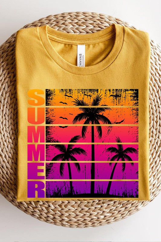 Summer Unisex Short Sleeve Tee