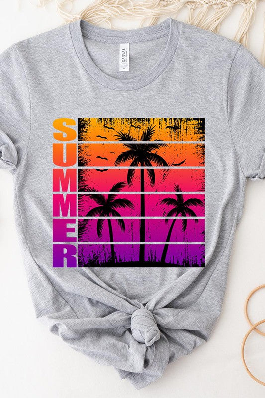 Summer Unisex Short Sleeve Tee