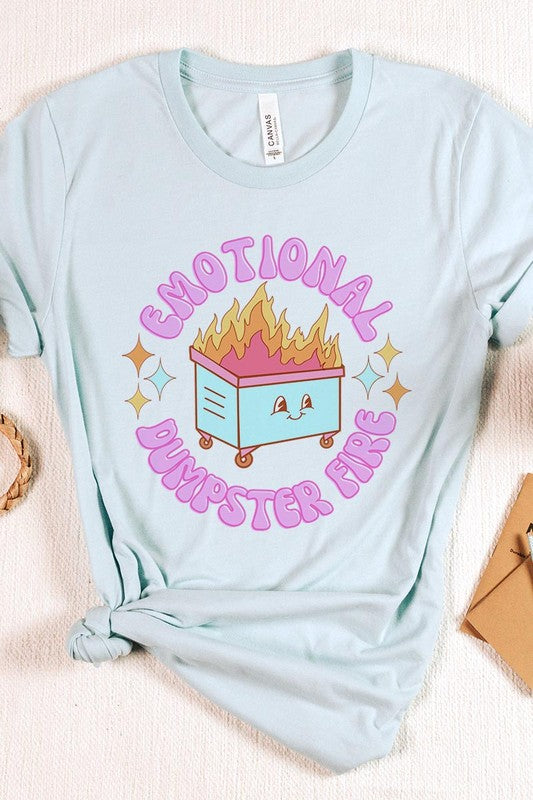 Emotional Dumpster Fire Graphic Tee