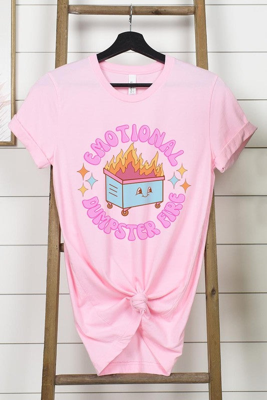 Emotional Dumpster Fire Graphic Tee