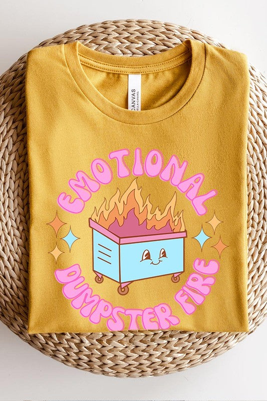 Emotional Dumpster Fire Graphic Tee