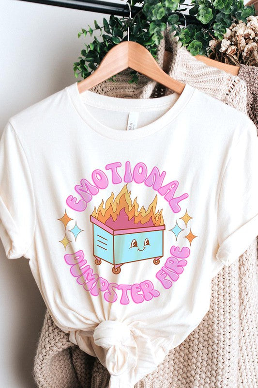 Emotional Dumpster Fire Graphic Tee