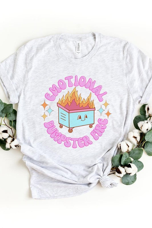 Emotional Dumpster Fire Graphic Tee