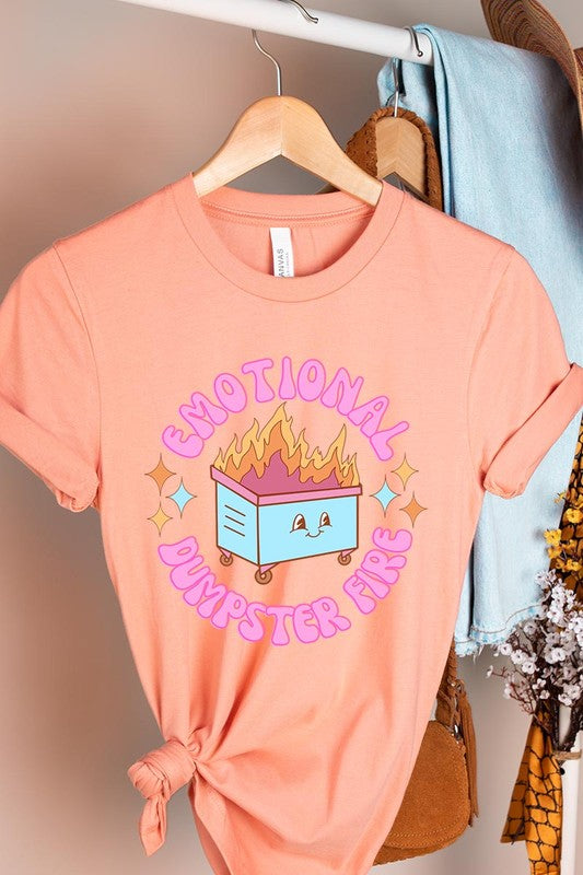 Emotional Dumpster Fire Graphic Tee