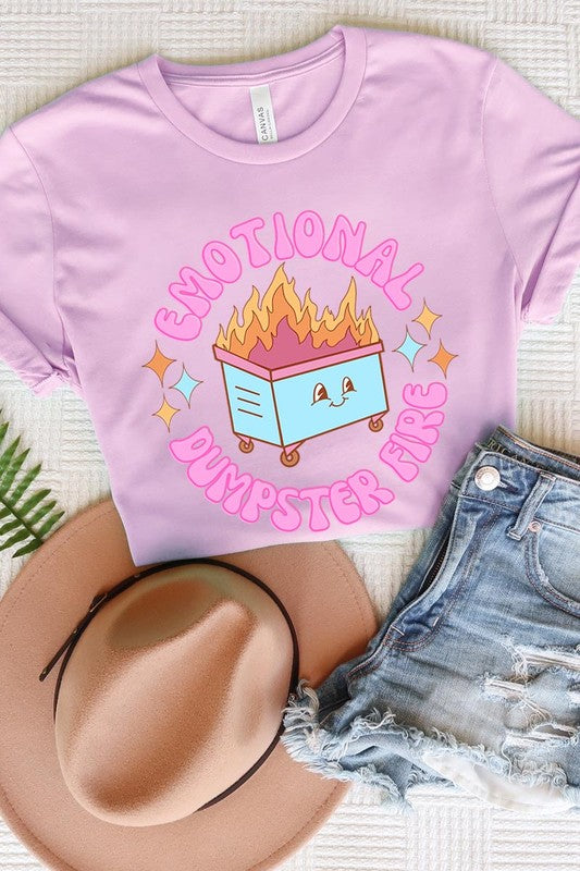 Emotional Dumpster Fire Graphic Tee