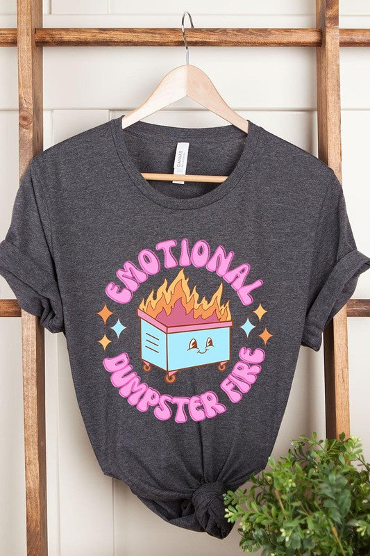 Emotional Dumpster Fire Graphic Tee