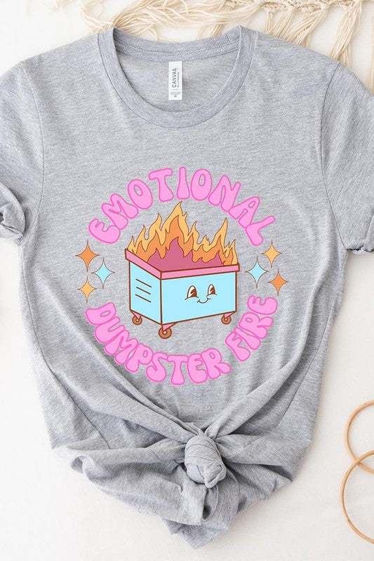 Emotional Dumpster Fire Graphic Tee