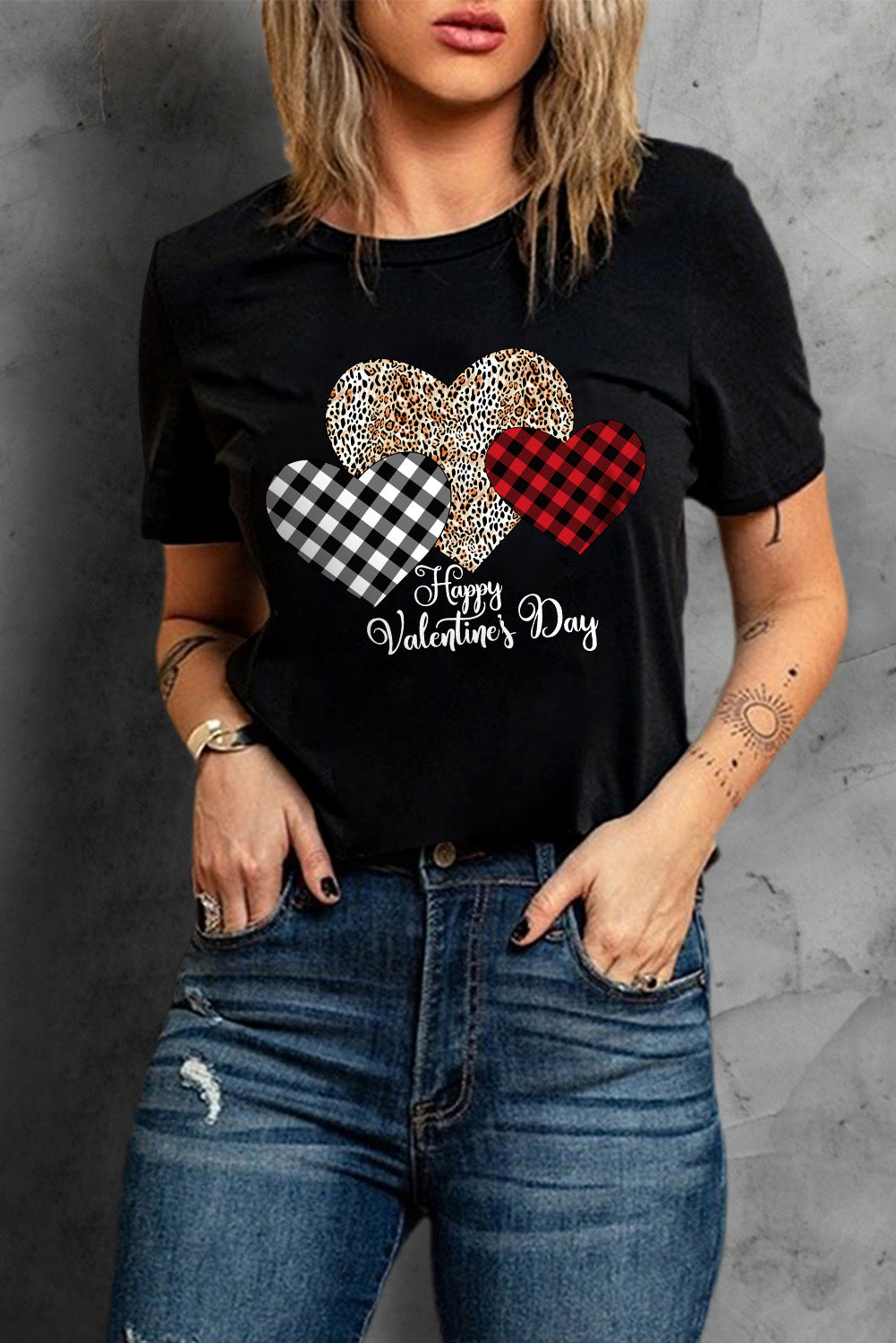 Sequin Heart Graphic Tee