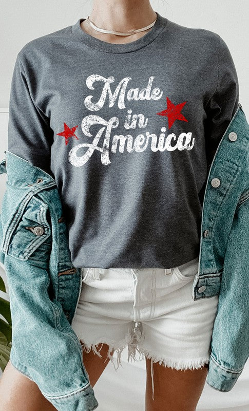 Vintage Made in America Graphic Tee PLUS