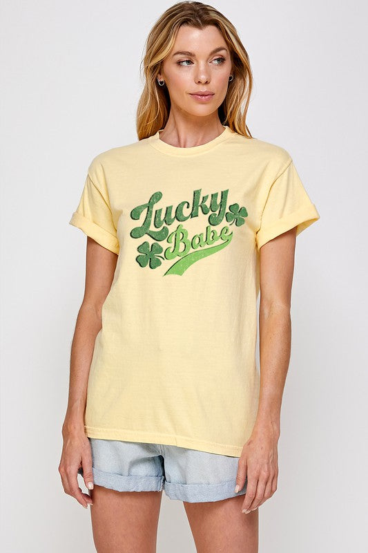 LUCKY BABE GRAPHIC TEE  PLUS