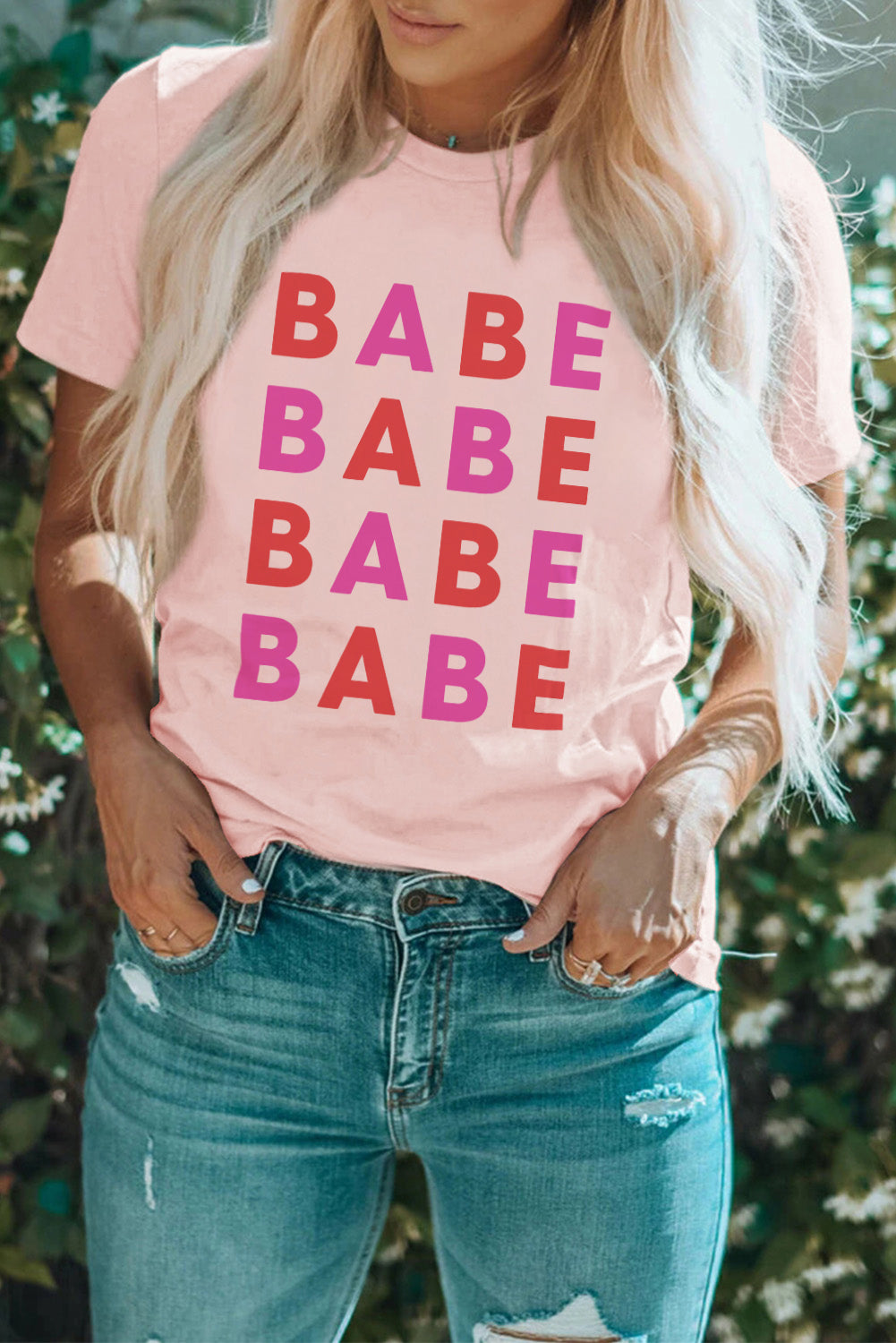 Babe in My Heart Valentines Graphic Tee