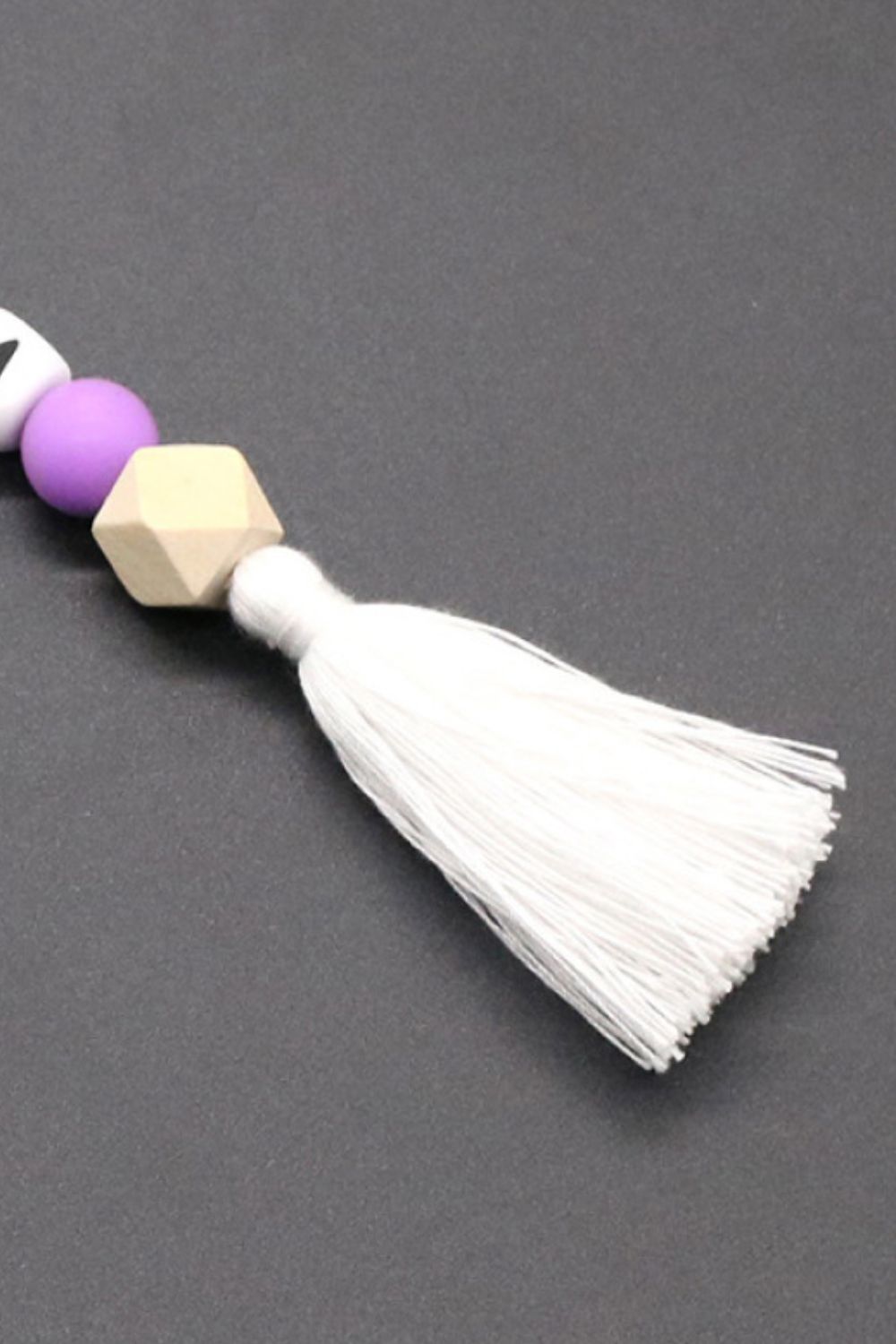 Letter Tassel Keychain