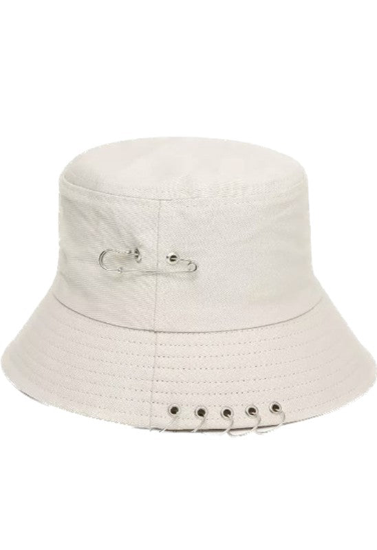 Fashion Cotton Bucket Hat With Rings