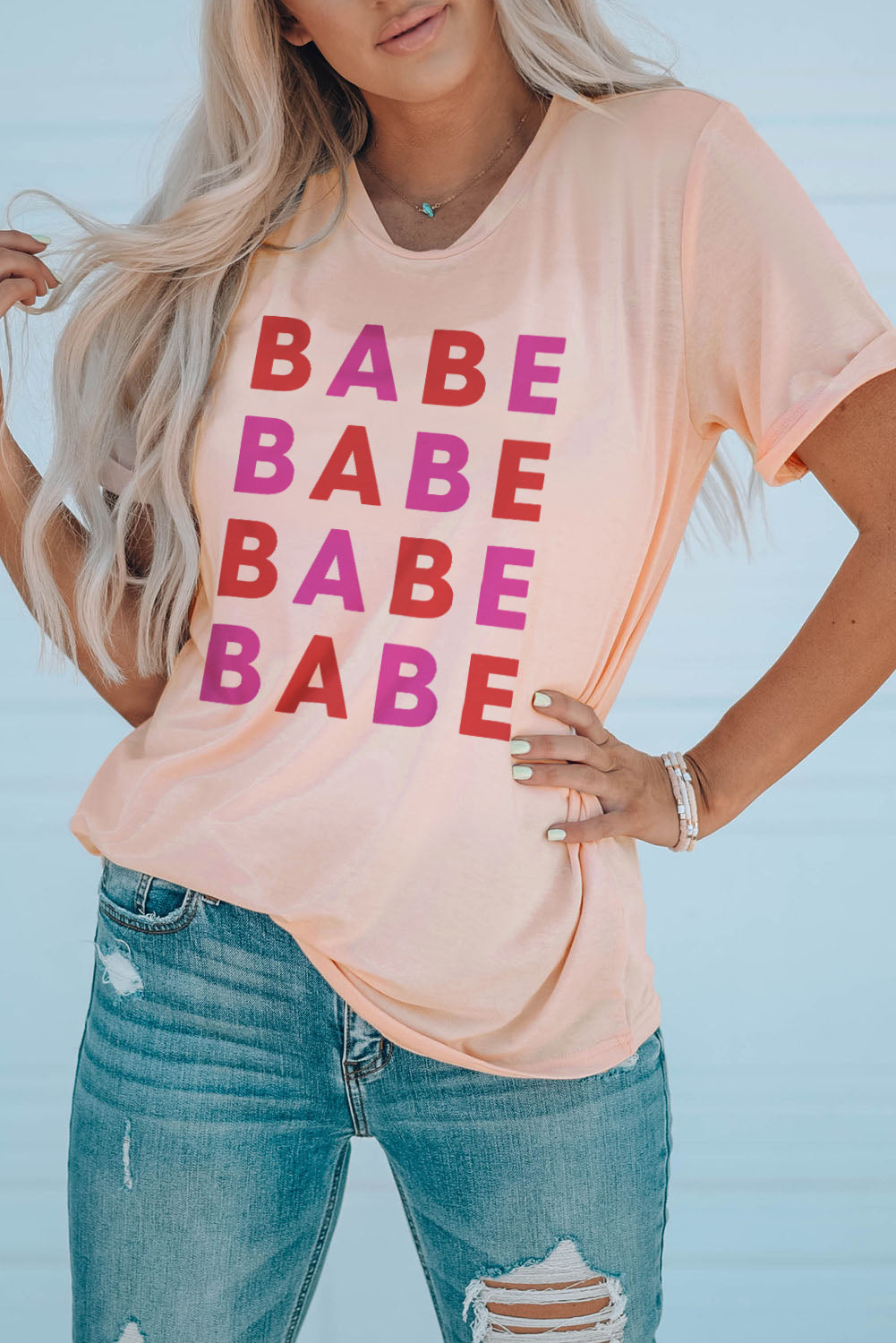 Babe in My Heart Valentines Graphic Tee